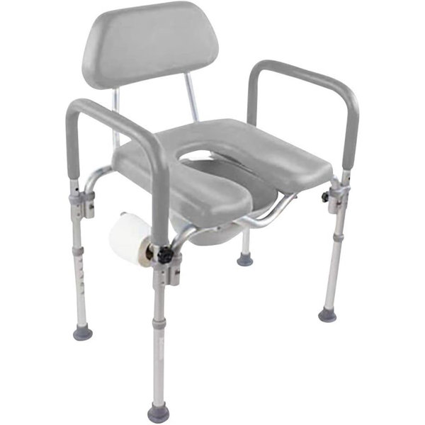 Platinum Health Dignity Premium Padded Commode Shower Chair Adjustable